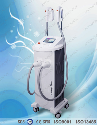 E 빛 IPL RF를 가진 2 Handpieces 피부 회춘 기계